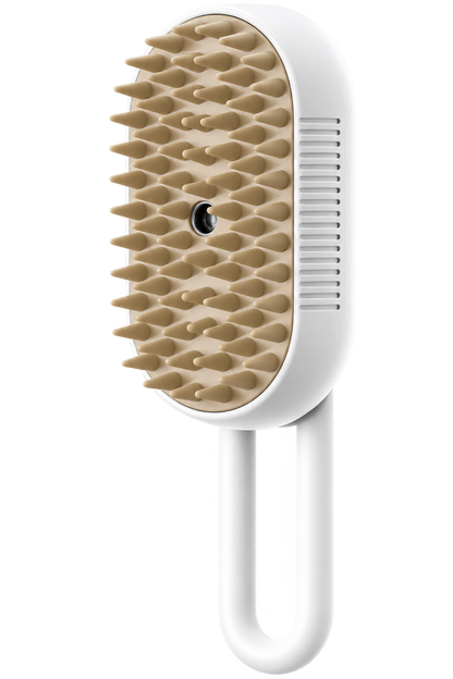 Cepillo Vapor 3 en 1 – Masaje y Quita Pelo